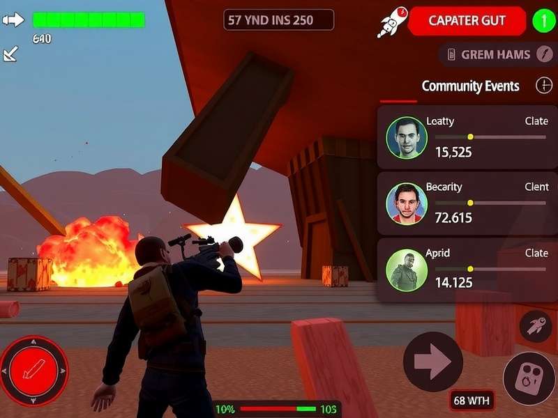 Raging Maverick gameplay screenshot showing action sequence